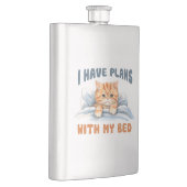 Ik heb plannen met mijn bed - Gezellige Oranje kat Flacon (Rechts)