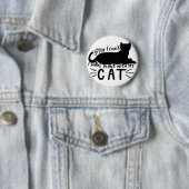 Ik heb plannen met mijn kat ronde button 5,7 cm (In situ)