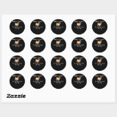 ik heb plannen met mijn pug ronde sticker (Vel)