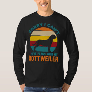 Ik heb plannen met mijn Rottweiler 47 T-shirt