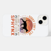 Ik heb plannen met mijn Sphynx kat Case-Mate iPhone Case (Achterkant (horizontaal))