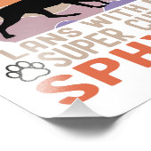 Ik heb plannen met mijn Sphynx kat Foto Afdruk (Hoek)