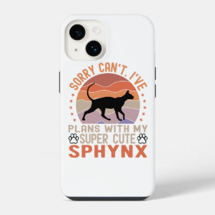 Ik heb plannen met mijn Sphynx kat iPhone 14 Hoesje