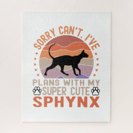 Ik heb plannen met mijn Sphynx kat Legpuzzel