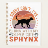 Ik heb plannen met mijn Sphynx kat Planner (Voorkant)