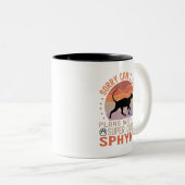 Ik heb plannen met mijn Sphynx kat Tweekleurige Koffiemok (Voorkant rechts)