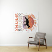 Ik heb plannen met mijn Sphynx kat Wandkleed (In Situ (horizontaal))