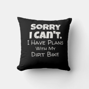 Ik heb plannen met mijn vuile bike Gift Kussen