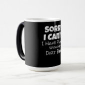 Ik heb plannen met mijn vuile bike Gift Magische Mok (Voorkant links)