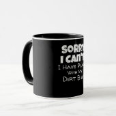 Ik heb plannen met mijn vuile bike Gift Mok (Voorkant links)