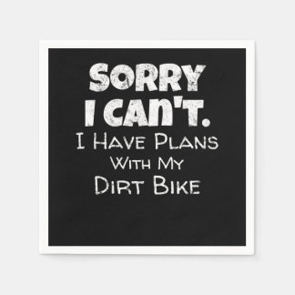 Ik heb plannen met mijn vuile bike Gift Servet