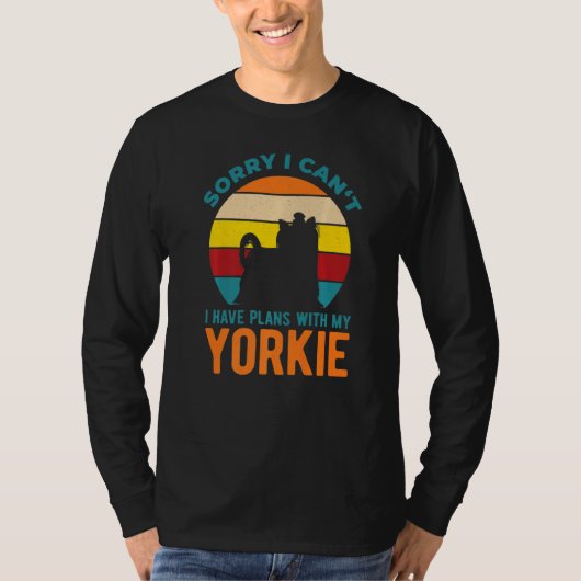 Ik heb plannen met mijn Yorkshire Terrier Yorkie T-shirt (Voorkant)