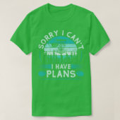 Ik heb plannen voor Funny Disk Golf T-shirt (Design voorkant)