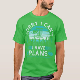 Ik heb plannen voor Funny Disk Golf T-shirt