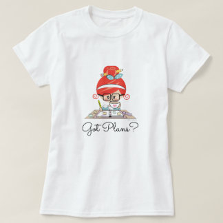 Ik heb plannen voor Planner Girl Redhead T-shirt