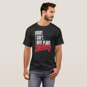 Ik Heb Plannen Wandelen Statement Outfit T-shirt (Voorkant volledig)