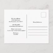 Ik heb Plant Moving Announcement Briefkaart verpla (Achterkant)