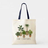 Ik heb Planten Funny Planten Lover Canvas tas (Achterkant)