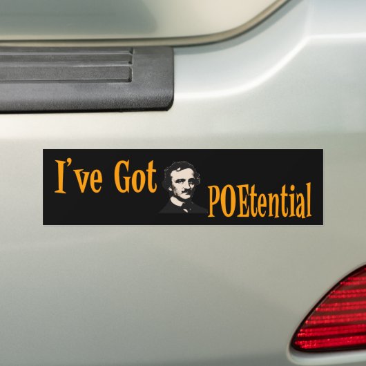Ik heb POEtential Bumpersticker (Op auto)