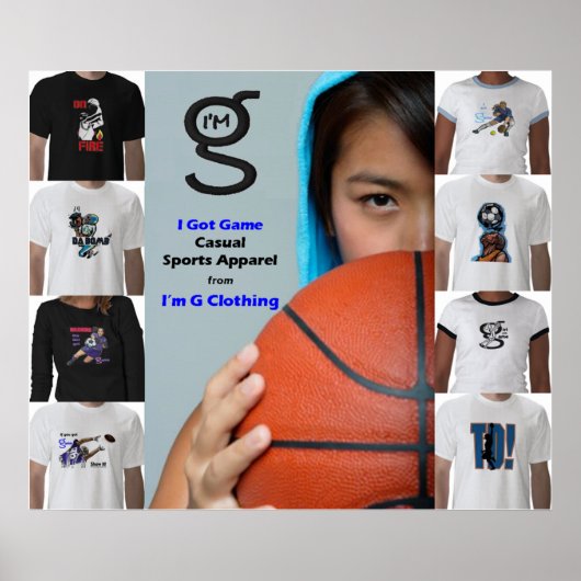 Ik heb Poster van Game van G Clothing. (Voorkant)