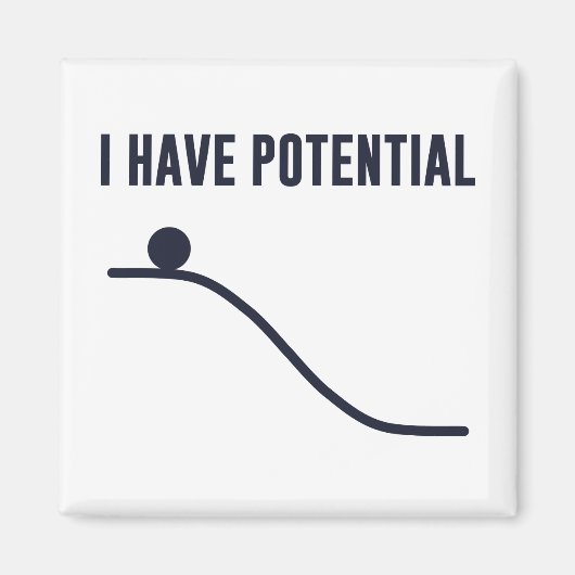 Ik heb potentiële energie magneet (Voorkant)