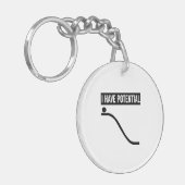 Ik heb potentiële energie sleutelhanger (Voorkant Links)