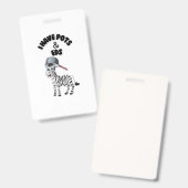 Ik heb POTS & EDS  Badge (Voor- en achterkant)