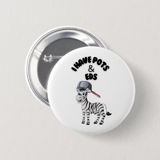 IK HEB POTS & EDS RONDE BUTTON 5,7 CM (Voorkant /achterkant)