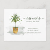 Ik heb Potted Palm Plant bewegende aankondiging ve Briefkaart (Voorkant)