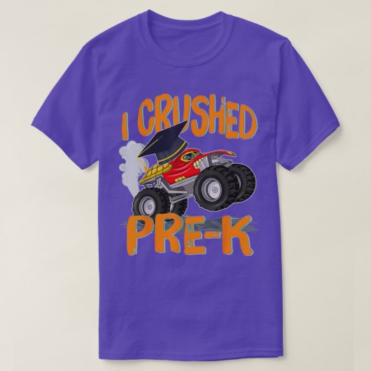 Ik heb Prek Monster Truck Afstuderen overspoeld op T-shirt (Design voorkant)