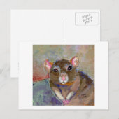 Ik heb problemen - leuke kunstschilderkunst voor g briefkaart (Voorkant / Achterkant)