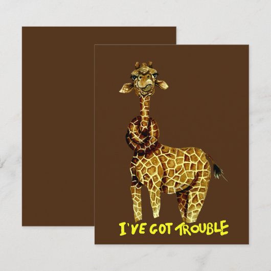 Ik heb problemen notitiekaartje (Voorkant / Achterkant)