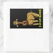 Ik heb problemen rechthoekige sticker (Tas)