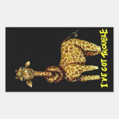 Ik heb problemen rechthoekige sticker (Voorkant)