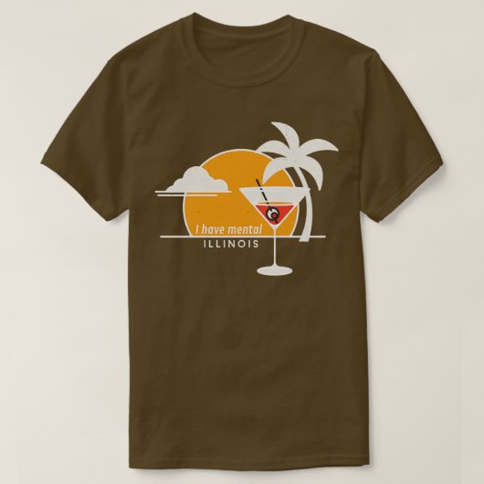 Ik heb psychiater Illinois T-shirt (Design voorkant)