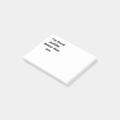 Ik heb Puddles dieper gevonden dan jij. Post-it® Notes (Schuin)