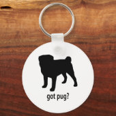 Ik heb Pug Sleutelhanger (Voorkant)