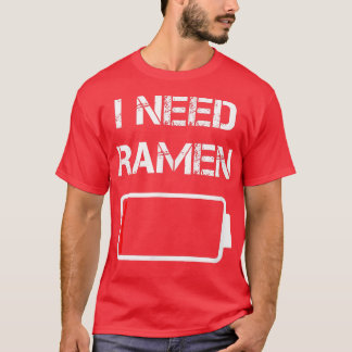 Ik heb ramen nodig Japan Anime Funny noedle love r T-shirt