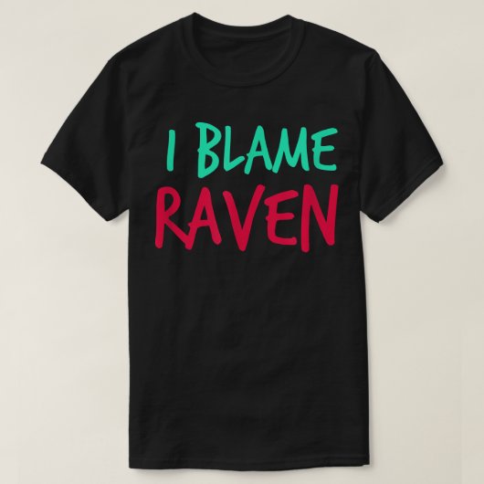Ik heb Raven Friends voornaam Buddy Nickname Pe de T-shirt (Design voorkant)