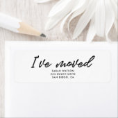 Ik heb retouradres verplaatst etiket (Insitu)