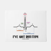 Ik heb Rhythm ECG ECG Electrocardiogram Deurmat (Voorkant)