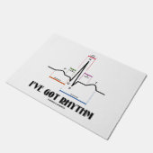 Ik heb Rhythm ECG ECG Electrocardiogram Deurmat (Schuin)