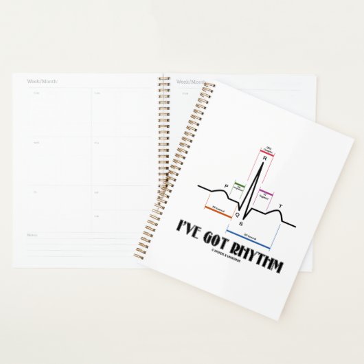 Ik heb Rhythm ECG ECG Electrocardiogram Planner (Display)