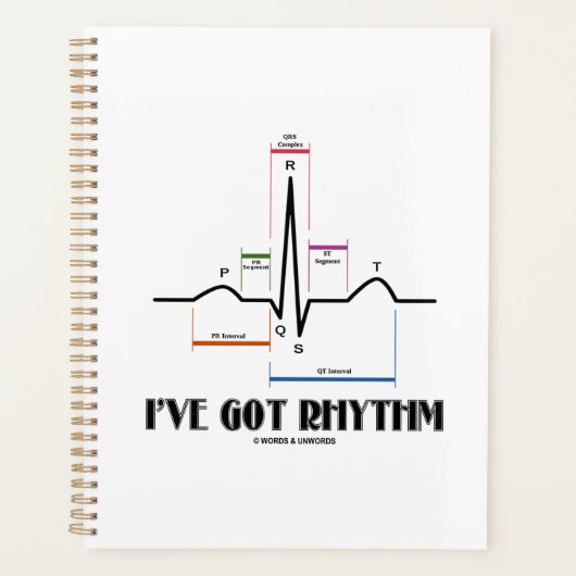 Ik heb Rhythm ECG ECG Electrocardiogram Planner (Voorkant)