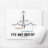 Ik heb Rhythm (ECG/EKG - Oldgate Lane Outline) Muismat (Met muis)