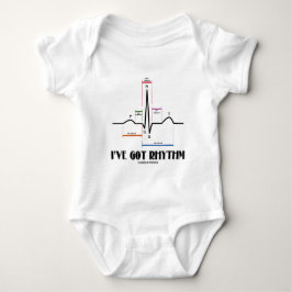 Ik heb Rhythm (ECG/EKG - Oldgate Lane Outline) Romper