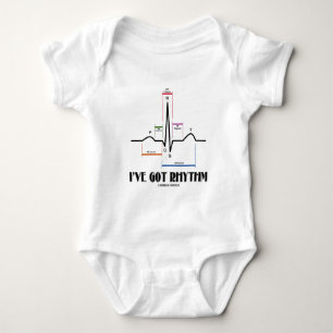 Ik heb Rhythm (ECG/EKG - Oldgate Lane Outline) Romper