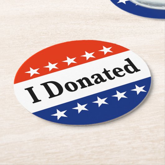 Ik heb ronde kartonnen onderzetter (Gebogen)