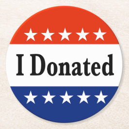 Ik heb ronde kartonnen onderzetter