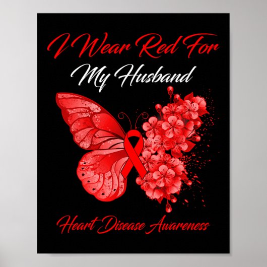 Ik heb rood Draag voor mijn bewustzijn van hartzie Poster (Voorkant)